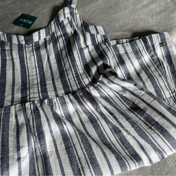 NWT Roxy "Up Above Tank Dress" Summer Striped Mini Dress XL - Picture 10 of 12